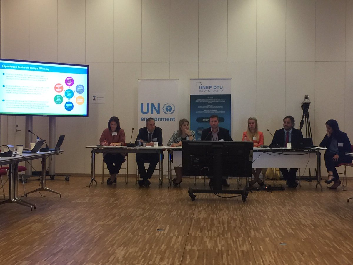 There are many pieces of the puzzle to bring scale to #EnergyEfficiency in #cities to contribute to #SDG7: data, skills, political momentum, knowledge, finance and standardization, - says @ListersList from Copenhagen Centre <a href="/UNEPDTU/">UNEP DTU Partnership</a>