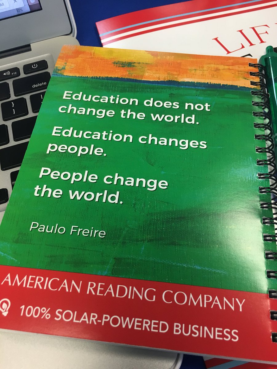 hattenenglish's tweet image. Looking forward to @AmericanReading #BeyondTheBasal conference today! #equityineducation #transformativeliteracy #freire