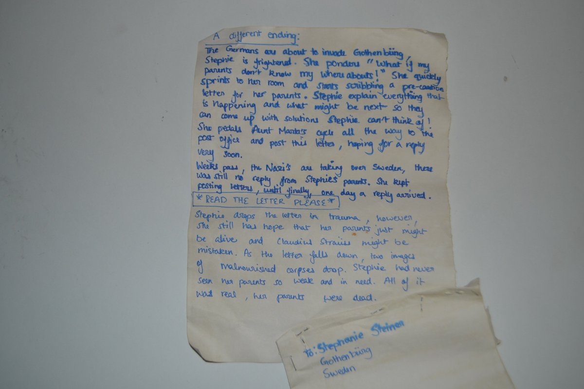 Student work on "a faraway island" by Annika thor