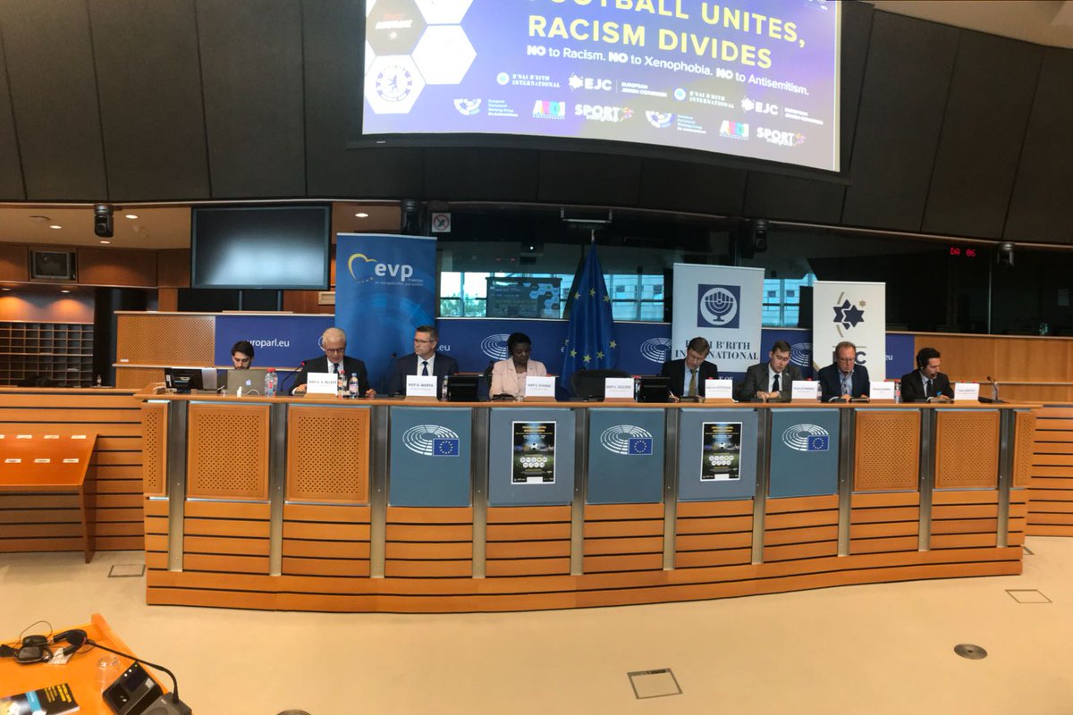 ckyenge's tweet image. Here at the European Parliament we say no to hate in football! NO #racism, NO #xenophobia #NotInMyGame