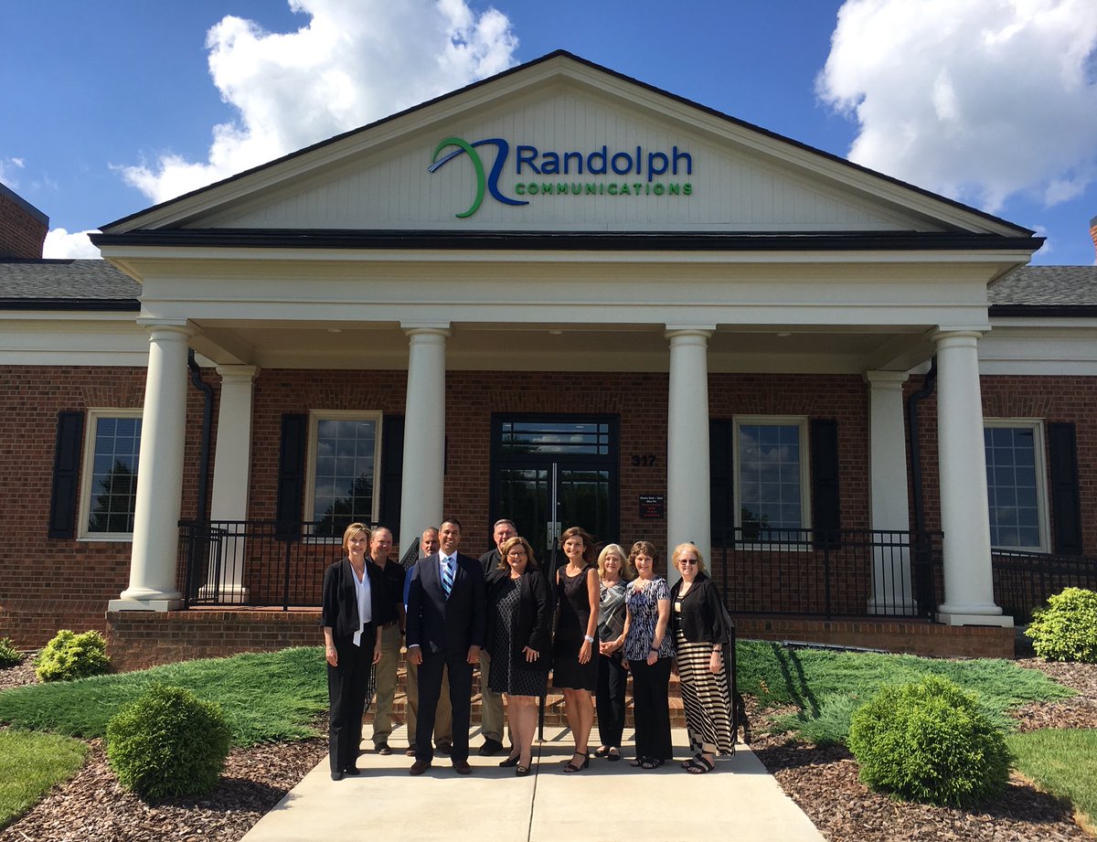 AjitPai's tweet photo. Rural Internet access is a critical priority for @FCC and the country. Thanks to @RTMC1954 for discussing the benefits from and barriers to broadband deployment! They’re helping deliver digital opportunity to @CityofAsheboro and surrounding areas. https://t.co/xCIADUyqxs