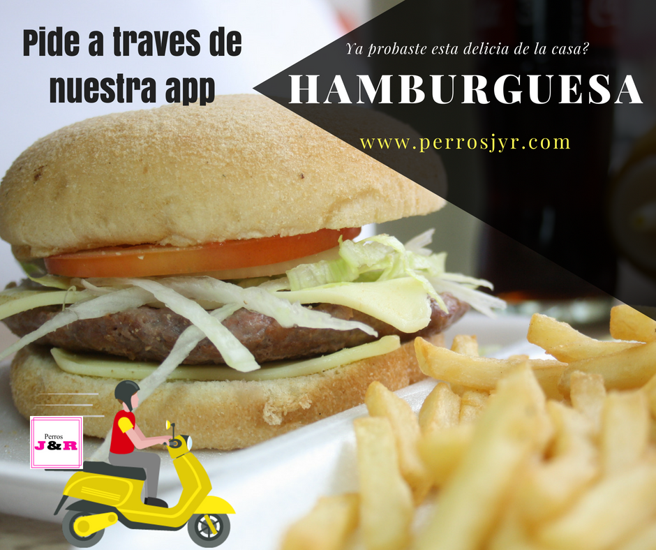 perrosjyr's tweet photo. Ya pediste nuestra exquisita #hamburguesa, a traves de nuestra app!, ingresa para que te enteres de nuetras #promociones, unicas, #perrosjyr, #comidasrapidas, #perroscalientes,  #restaurantes, #bogota. https://t.co/wlNJdpiwiV https://t.co/vZE4UecLKO