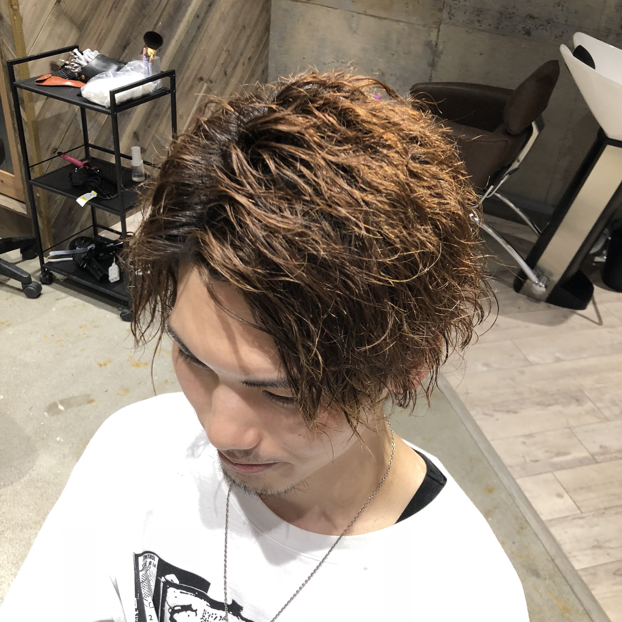 宮川太志 Hairmakefrei 代表 縦落ちパーマ Frei大阪 大阪 梅田 美容室 メンズパーマ