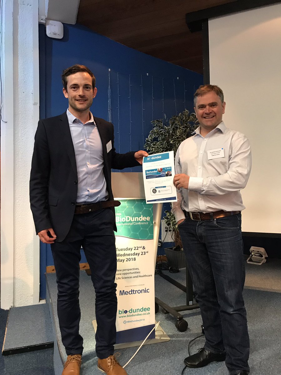 BioDundee's tweet photo. In4derm is the pitch perfect winner 🏆congratulations #BioDundee2018 https://t.co/JgGFAX3sPV