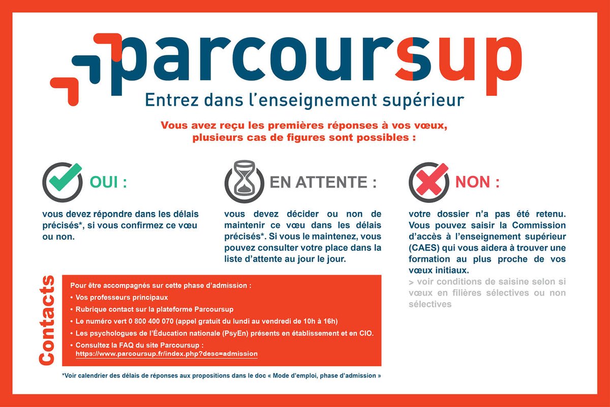 acversailles's tweet photo. #Parcoursup Retrouvez les conseils et les contacts pour être accompagnés dans la phase d'admission dans l'enseignement supérieur en Une du site web https://t.co/pBxV3AaAar https://t.co/PE9QVp4ICO