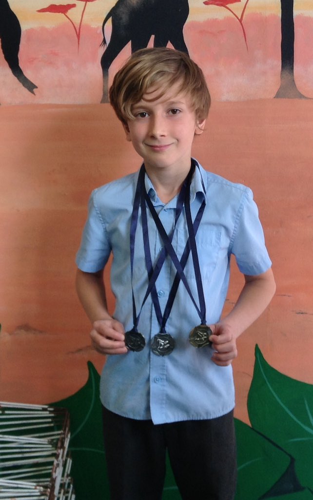 latimerprimary's tweet photo. A huge well done to Latimer's own, Seb, on his latest medal haul! Seb is an excellent swimmer and has demonstrated that in his latest Swimming Gala;earning 1 gold and 2 silvers! Well done, Seb! #futureolympian #latimersgottalent #latimerpe #competitivesport #4afpe https://t.co/NxDpdKvuHg