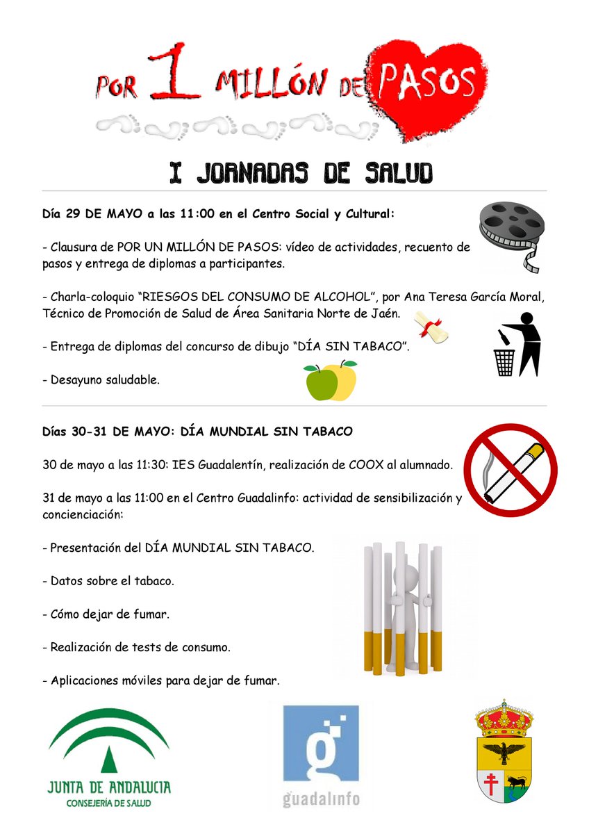 VuelaPozoAlcon's tweet photo. I Jornadas de Salud en #pozoalcon #sierradelpozo #guadalinfo #gproyectos #dinamizaT
@RedGuadalinfo https://t.co/LaLncM9qy7