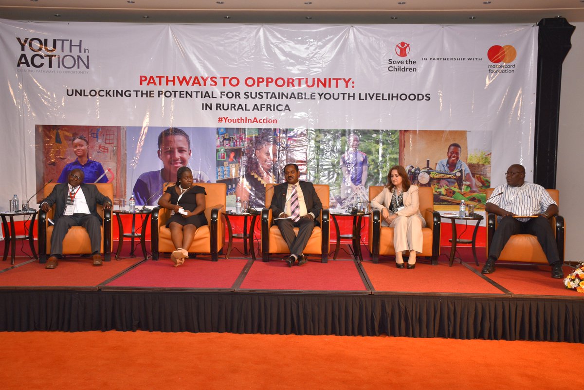 Join today's #YouthInAction panel discussion on success stories and challenges of youth livelihood programs in #Malawi #Uganda #Egypt #BurkinaFaso #Ethiopia  <a href="/savechildrenug/">Save the Children Uganda</a> <a href="/BrianMulondo/">Brian Mulondo</a> <a href="/pkahill/">Patricia Kahill</a> <a href="/DannyT_UG/">Uncle D.</a> <a href="/Jude_Mugabi/">Usual Suspect 🎩</a> <a href="/pyepar/">Young Black King 👑♠</a> <a href="/save_children/">Save the Children International</a> <a href="/MastercardFdn/">Mastercard Foundation</a> <a href="/merinamato/">Mary Nyanzi</a>