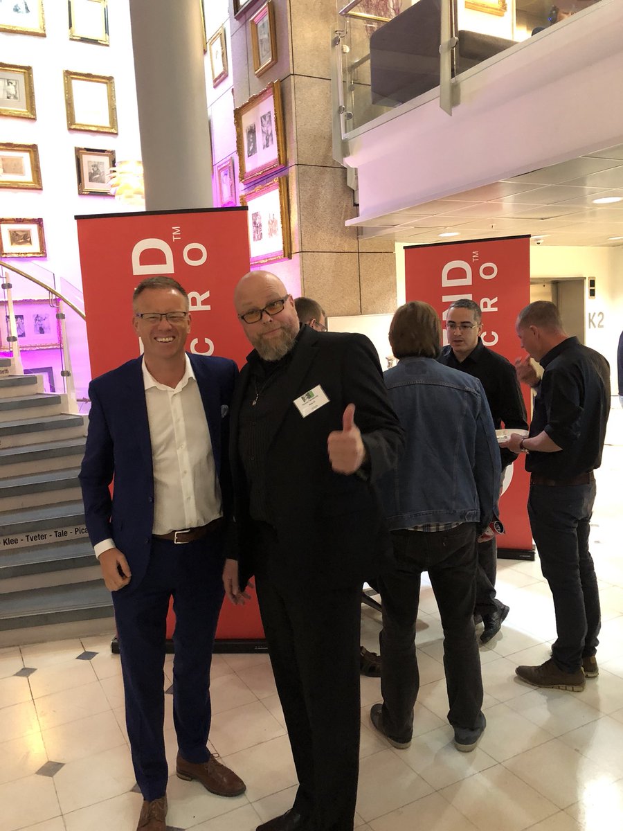 Herlig på #shd18 <a href="/AteaNorge/">Atea Norge</a> <a href="/TTmmernes/">Thomas Tømmernes</a>