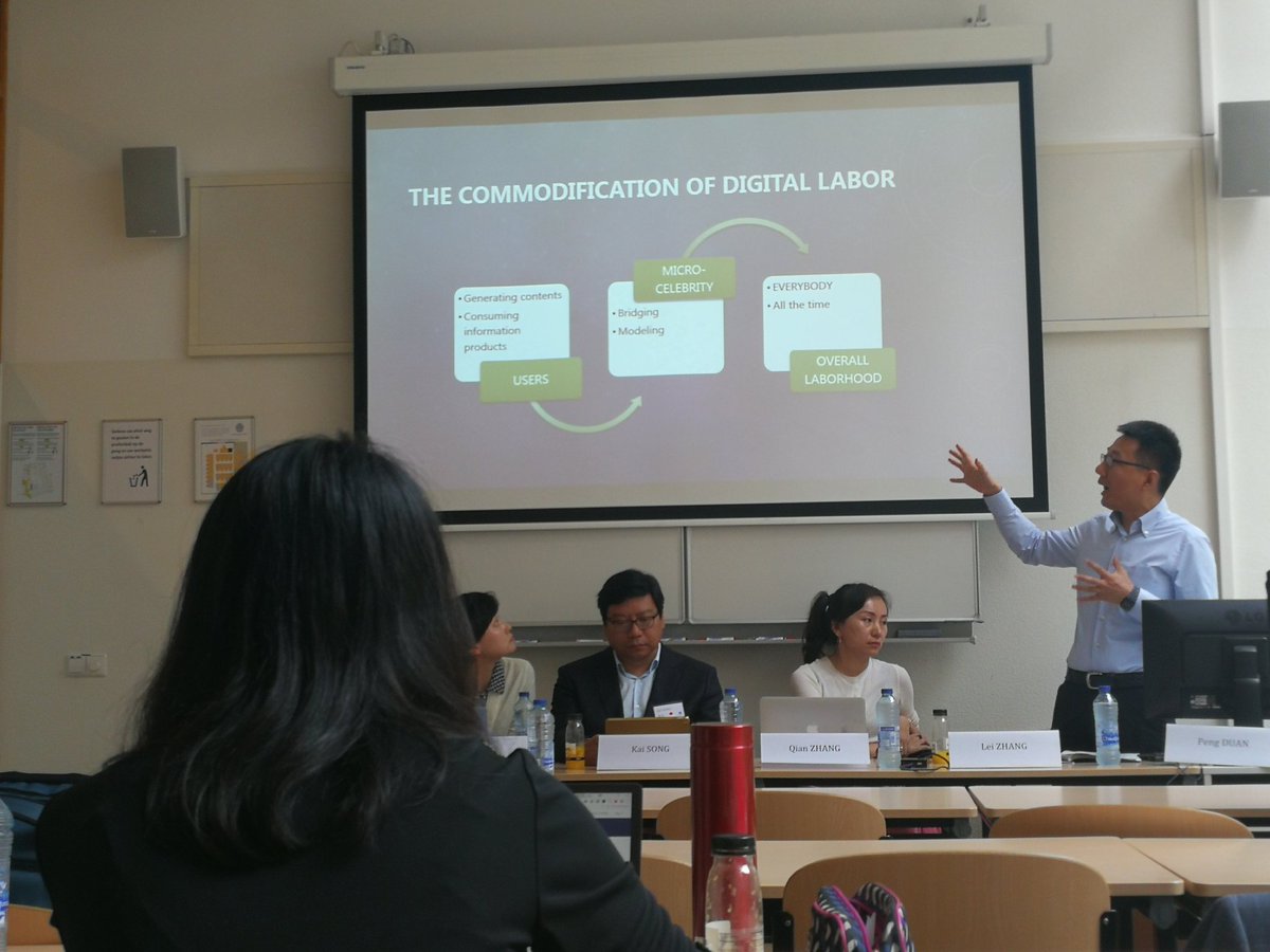 carwyn's tweet photo. Micro-celebrity as a pyramid scheme, using the example of Luo Zhenyu and his fan club, and considering Polanyi. By Zhang Lei of Communication University of China #CIRC16 https://t.co/6JgaxjTP7I