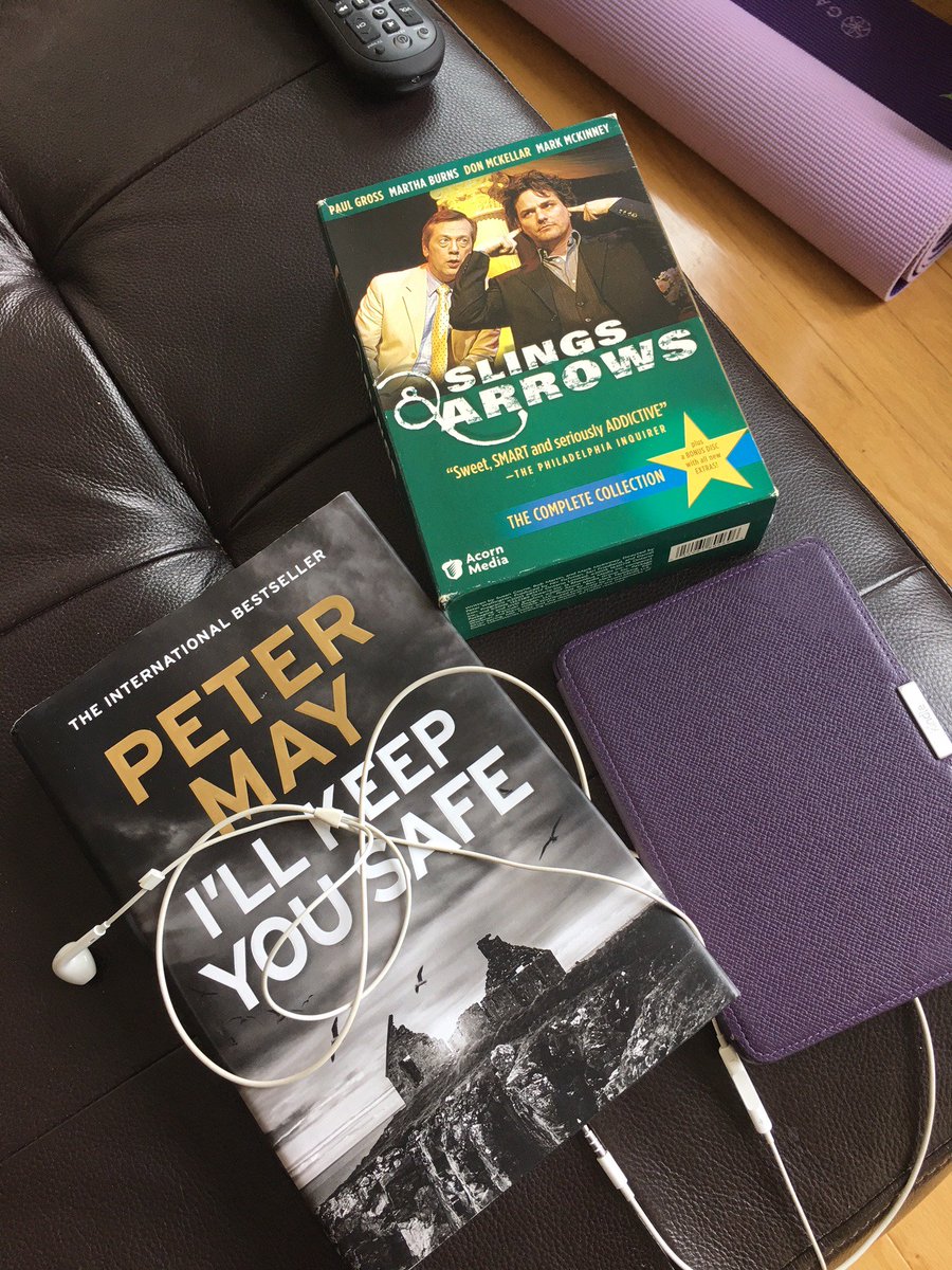 lisamlilly's tweet photo. Books &amp; shows I've been checking out in the 4+ weeks since I broke my foot. (Thx @ChipperAlan for encouraging me on Lost In Space!) https://t.co/5Qo81rrLsX #suspense #inspiration #slingsandarrows https://t.co/Cw6jWonsiK