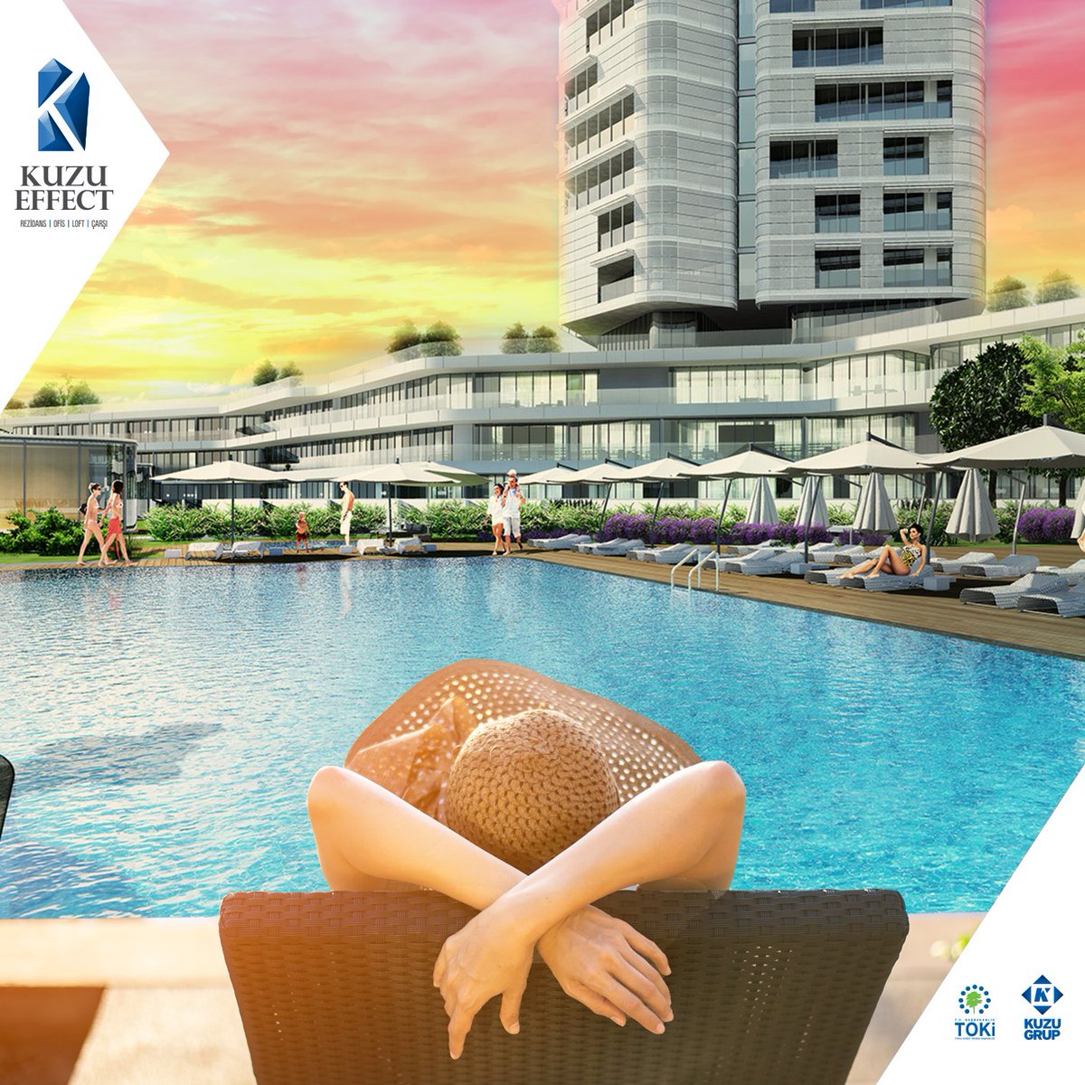 Yeşilin ve mavinin buluştuğu yerde, huzuru yaşayın... #kuzueffect #kuzugrup