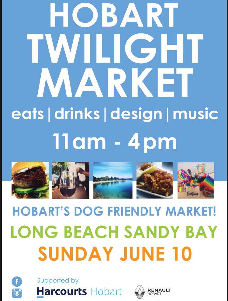 hobarttwilight's tweet photo. We’re back on Sunday June 10! Yes we’re a Friday night market doing a pop up Sunday market, crazy we know, but hoping you can make it😉 #Friday #Hobart #Tasmania #markets #hobartevents https://t.co/nvouqz98gm