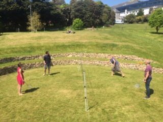 ASKFalUoE's tweet photo. Perfect afternoon for a spot of badminton with ASK and Langauges #WellbeingWednesday https://t.co/usdqK4WChG