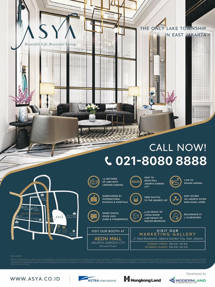 doremindo's tweet photo. Bekerja sama dengan Astra International, Hongkong Land, dan Modern Land, “Astra Modern Land” mempersembahkan township eksklusif ASYA.
Info: 8080-888

#AstraInternational 
#HongkongLand 
#ModernLand
#LakeTownship
#IklanRadio
#Adlibs
#PasFM 
#SonoraFM 
#Elshinta https://t.co/vcupm4bubI
