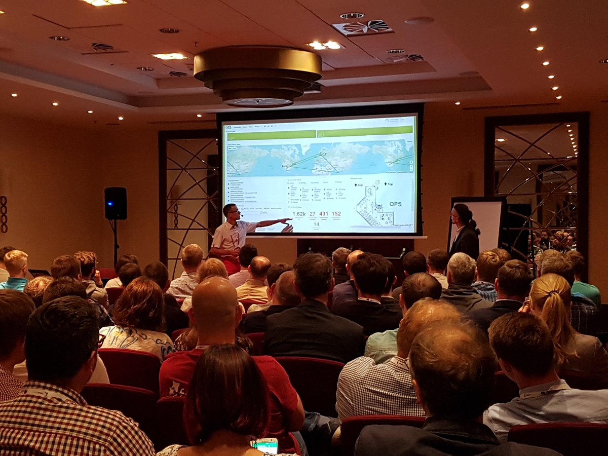 op5ab's tweet photo. Artur Bicki, EMCA Board Member, gave a presentation on stage about #OP5Monitor and #OP5 Log Analytics at @OpenSourceDayPL https://t.co/aFoifpjBwr