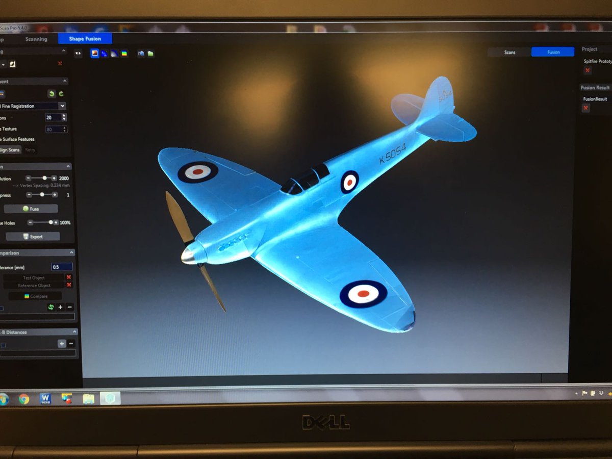 isodo3d's tweet photo. Check out these images taken with the HP Pro S3 Scanner at the Solent Sky Museum. The data will be converted into 3D printable files which you can see the results at the event. Book your place now - https://t.co/xSpk6yhkBc  #handtoscan @SpitfireSolent @HP https://t.co/0ekyM5Qv9w