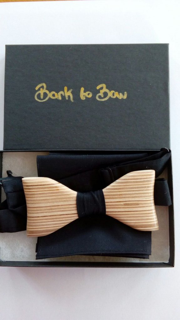 Another #handmade #wooden #bowtie off to a happy customer #giftidea #wearIrish #longford