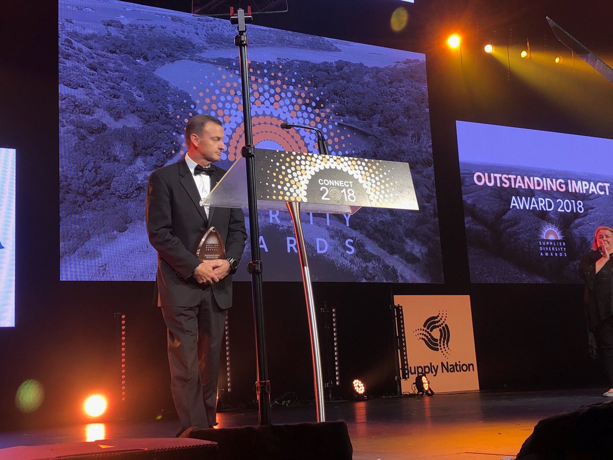 AdrienneRevai's tweet photo. Great finish to a great night! EvolveFM winner of the Outstanding Impact Award 2018 @SupplyNation Gala Awards #snconnect https://t.co/fLM7m5GupP