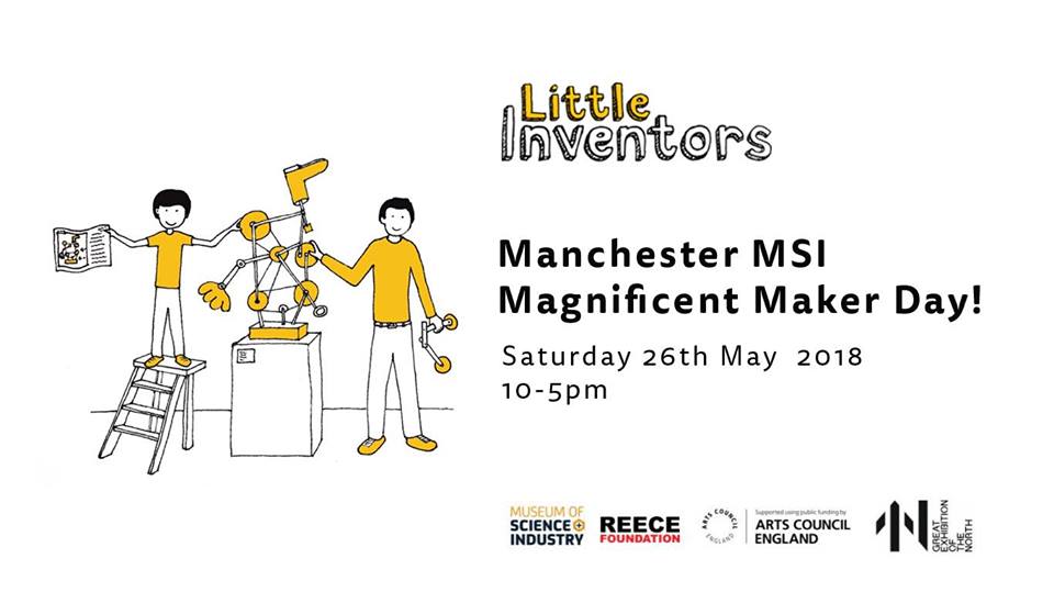 LittleInventors's tweet image. Last chance to sign up for our maker day at the MSI!
We'll be running a cardboard masterclass where adult makers will create models of the best children's inventions for the year 2030
The workshop will run from 9am to 5pm and free to attend. Email - makers@littleinventors.org!