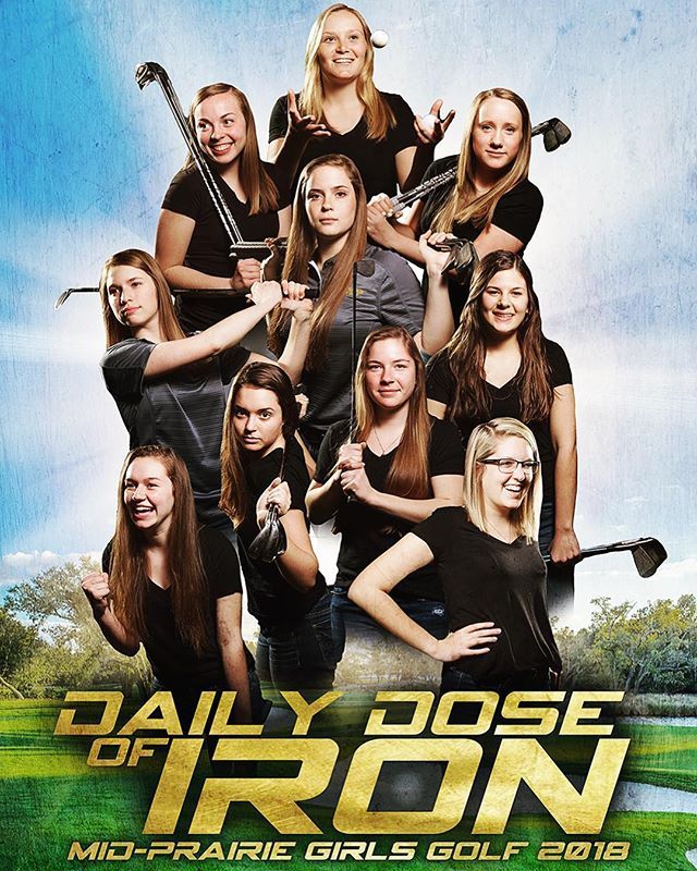 JaimyPhotog's tweet photo. Congrats to the Mid-Prairie girls golf team on an amazing season!!! #jaimyellisposters #golfposter #girlsgolf #girlsgolftoo #iowagolf #highschoolgolf #midprairie #midprairiegoldenhawks #goldenhawks https://t.co/8ASeIADlP7 https://t.co/LnWW8B3U0h