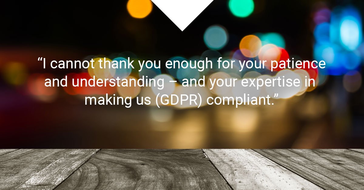 mediaidentity's tweet photo. Great feedback today from one of our clients having focussed on making their website #GDPR compliant! https://t.co/6XJXVqBDv6