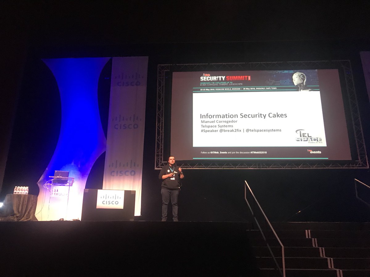 telspaceafrica's tweet image. Our COO, Manny, on stage now at @ITWeb_Events ! #ITWebSS2018