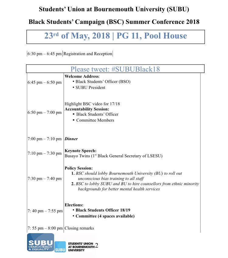 SUBU_bsc's tweet photo. Agenda📌

#SUBUBlack18 https://t.co/tDfBJMylrP