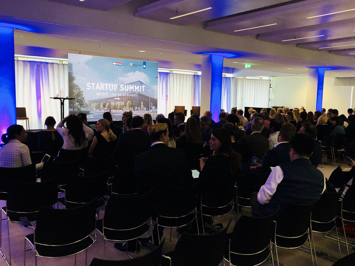 Full house as the Startup Summit #StartupSENL is about to start! @SweChamNL @MinisterieEZK <a href="/EpicenterSthlm/">Epicenter Stockholm</a> @EpicenterAms <a href="/StartupDelta/">TLSUD</a> <a href="/Startup_Adam/">StartupAmsterdam</a> <a href="/Naringsdep/">Näringsdepartementet</a> <a href="/SweMFA/">Swedish Ministry for Foreign Affairs</a>