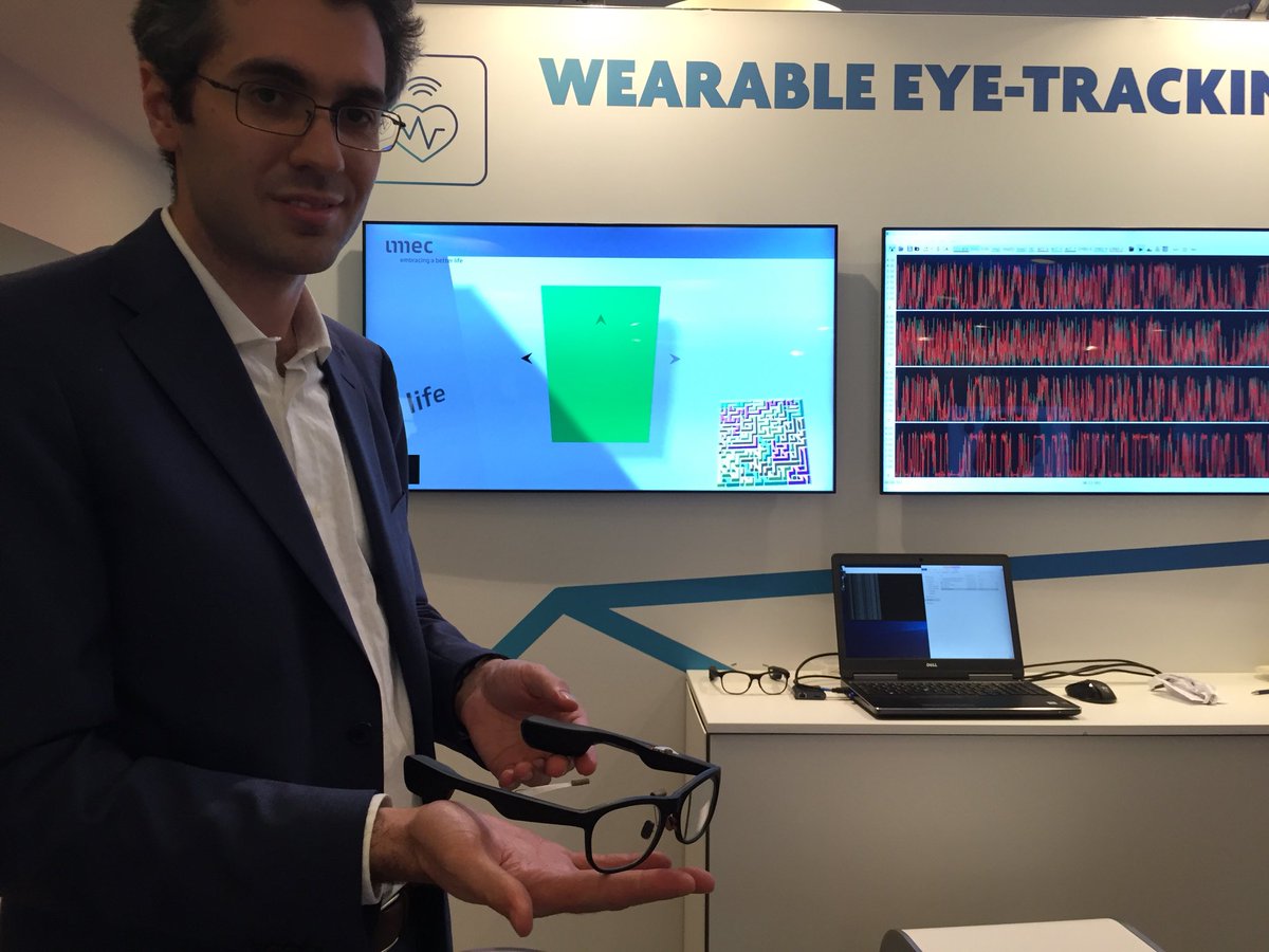 oligassner's tweet photo. Great new tech at #ITFBelgium tackling a range of use cases from #stress management, artificial skin simulators, or #vitalsignmonitoring - kudos to @imec_int for this impressive showcase and event @HealthEugene @grants4apps https://t.co/SnalbYfEXr