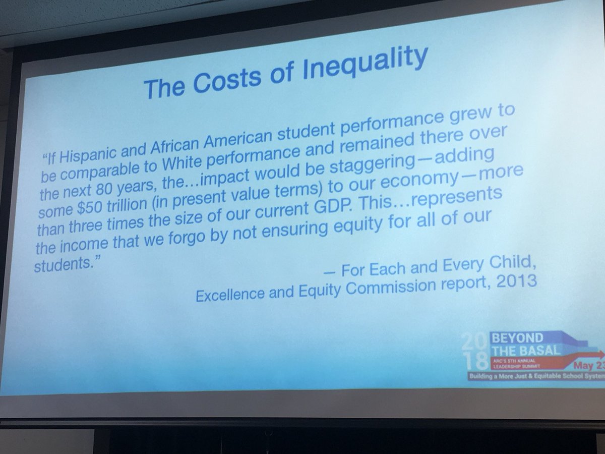 Our ethics should demand equity in education, but for those who aren’t convinced, there’s an economic element here, too.  #BeyondTheBasal