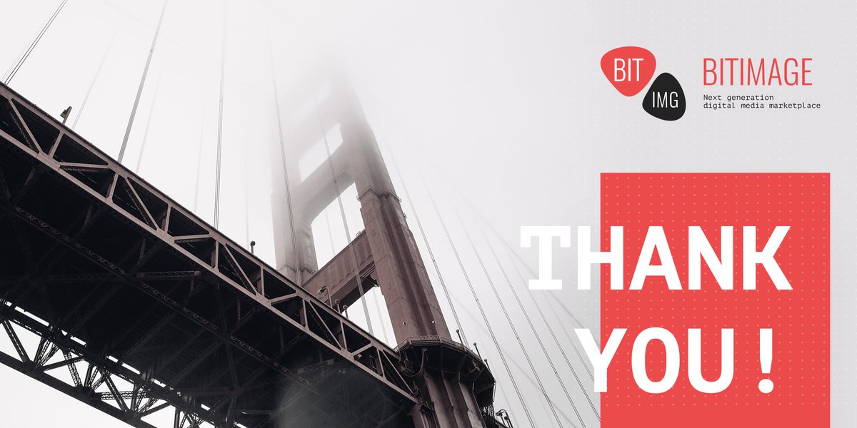 BitImage team thanks you for support and endorsement! Together we will make a digital media revolution. Don't hesitate to contact us: bit.ly/BIMcontact

#BIM #ICO #crypto #thank
