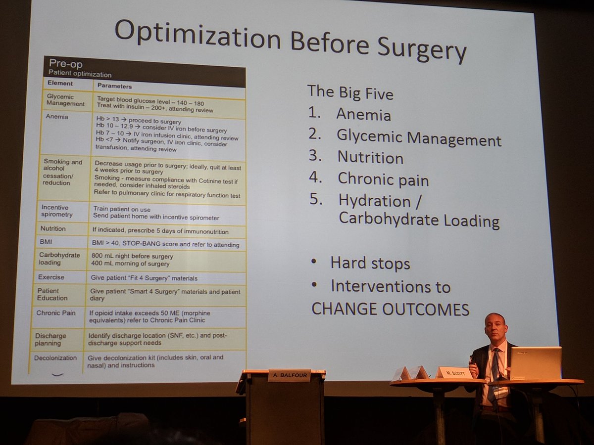 Mary Brindle (@maryebrindle) on Twitter photo Michael Scott provides a great summary of how anesthesia can optimize patients for surgery at #ERAS2018 <a href="/ErasSociety/">ERAS® Society</a> Michael Scott provides a great summary of how anesthesia can optimize patients for surgery at #ERAS2018 <a href="/ErasSociety/">ERAS® Society</a>