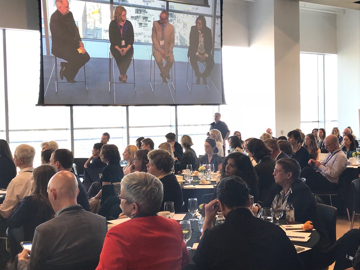 TheGlobeEvents's tweet photo. The day's first panel is underway at the CAMH #DifferenceMakers Symposium! 💪

@picardonhealth moderates a panel of Clifford Ballantyne, @NIMHgov's Dr. Andrea Beckel-Mitchener, &amp; Dr. David Gardner. Together, they offer approaches to improving access to HQ, person-centred care. https://t.co/rOQcpzH2XB