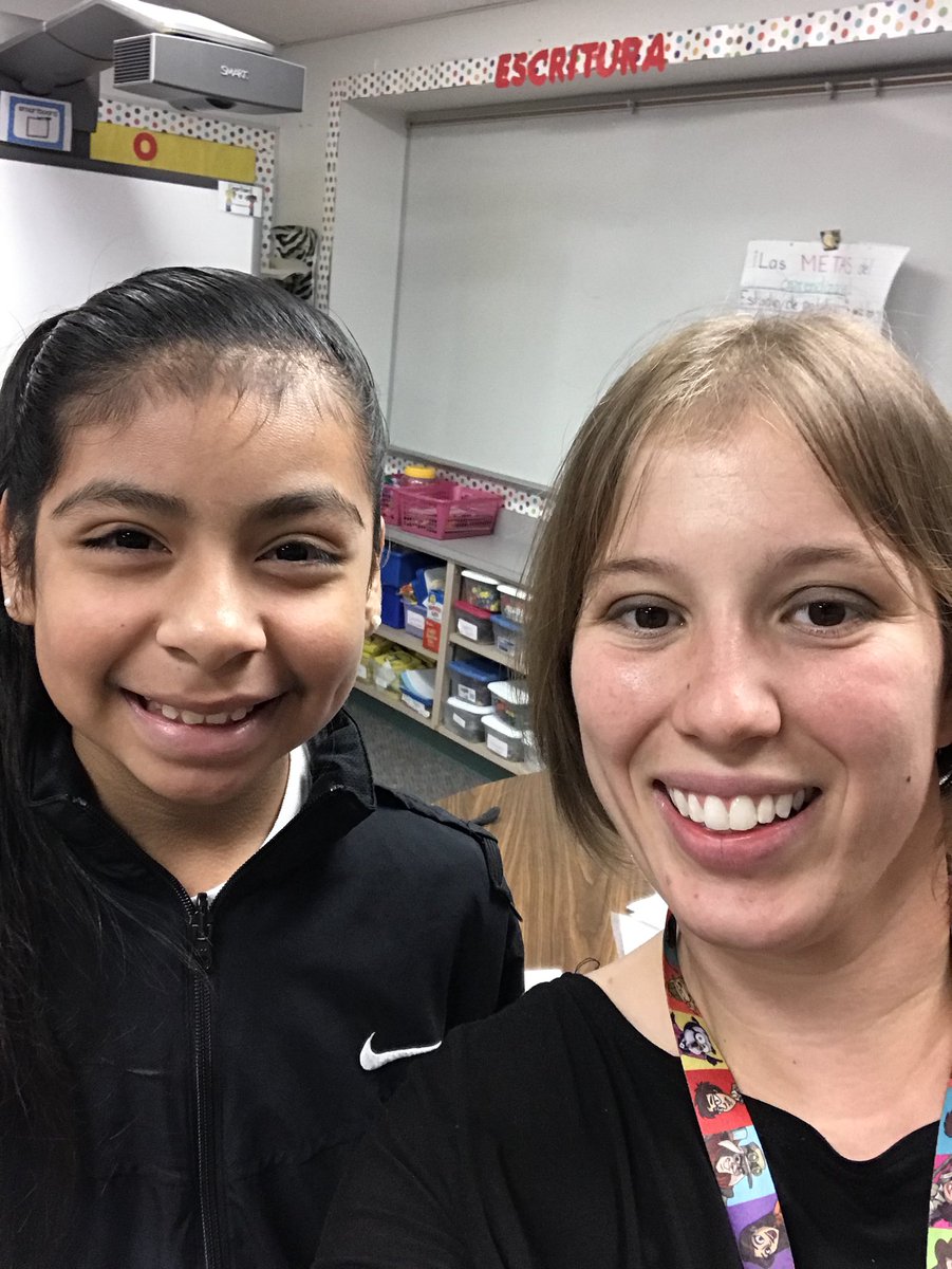 dgrobanite's tweet photo. Chatting with my 6th grade helper! We have a future teacher!!!!
#StillLearning #jonesjags #iloverockwallisd https://t.co/VwNq3WUyTS