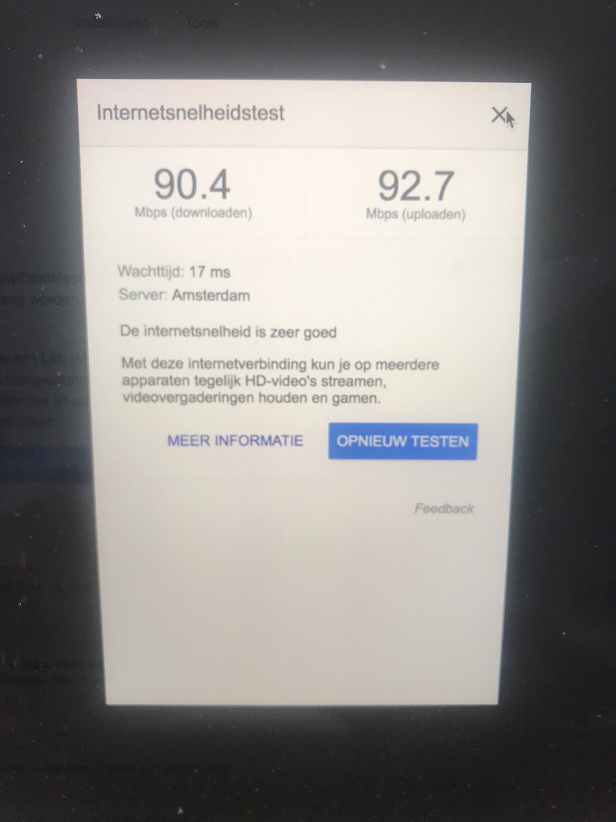 ServoyCamp's tweet photo. Wifi speed in your hotelroom! I say: check! 😀 https://t.co/lz6pDC1VqD