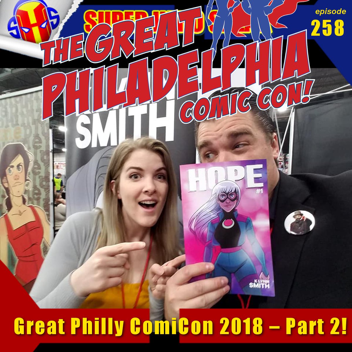 Ep 258 of <a href="/SuperHeroSpeak/">Super Hero Speak</a> features more <a href="/PHLCC/">Philly Comic Con!</a> 2018 interviews w/ <a href="/DirkManning/">Dirk Manning</a> and <a href="/KLynnTweets/">K. Lynn Smith</a> enjoy! Plus some 
<a href="/Marvel/">Marvel Entertainment</a> and <a href="/DCComics/">DC Comics</a> news thrown in, enjoy! Available on <a href="/ApplePodcasts/">Apple Podcasts</a> <a href="/Stitcher/">SiriusXM Podcasts</a> or by clicking here: media.blubrry.com/superherospeak… #Podcastmafia #PodernFamily #trypod