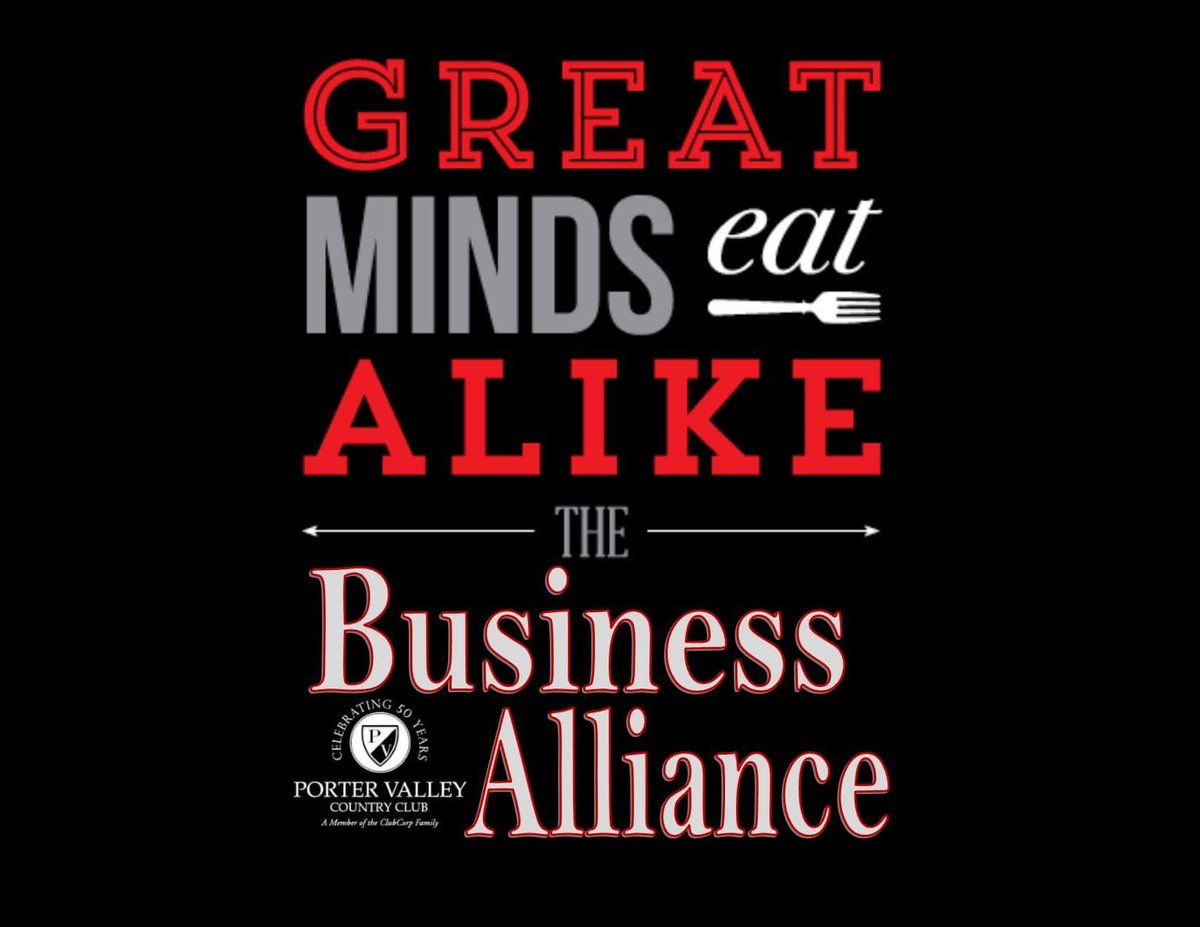 Members only business networking at Porter Valley CC...