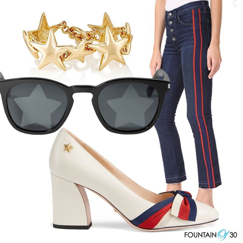 FountainOf30's tweet image. Wear your (truly sophisticated) stars and stripes fashion! #over40trends #over40style #midlifestyle #howto @goldengoose @converse @gucci @ysl fountainof30.com/stars-and-stri…