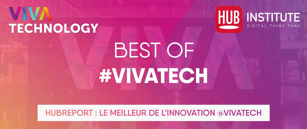 claire_pl1's tweet photo. Let's meet at @VivaTech ! RDV demain et vendredi pour un aperçu des innovations présentées à Vivatech au travers des #Executivetours organisés par @HUBInstitute. Vous pourrez retrouver chaque jour à 18h le rapport exclusif produit par nos experts ici : https://t.co/J1kx9kJLgG https://t.co/DWDpZeu3HQ