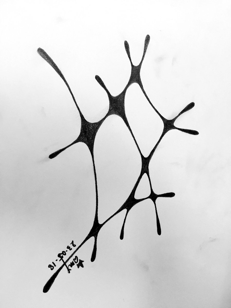 Amrita1224's tweet image. An abstract in your remembrance grandma. ❤️ #justsomething 23.05.18