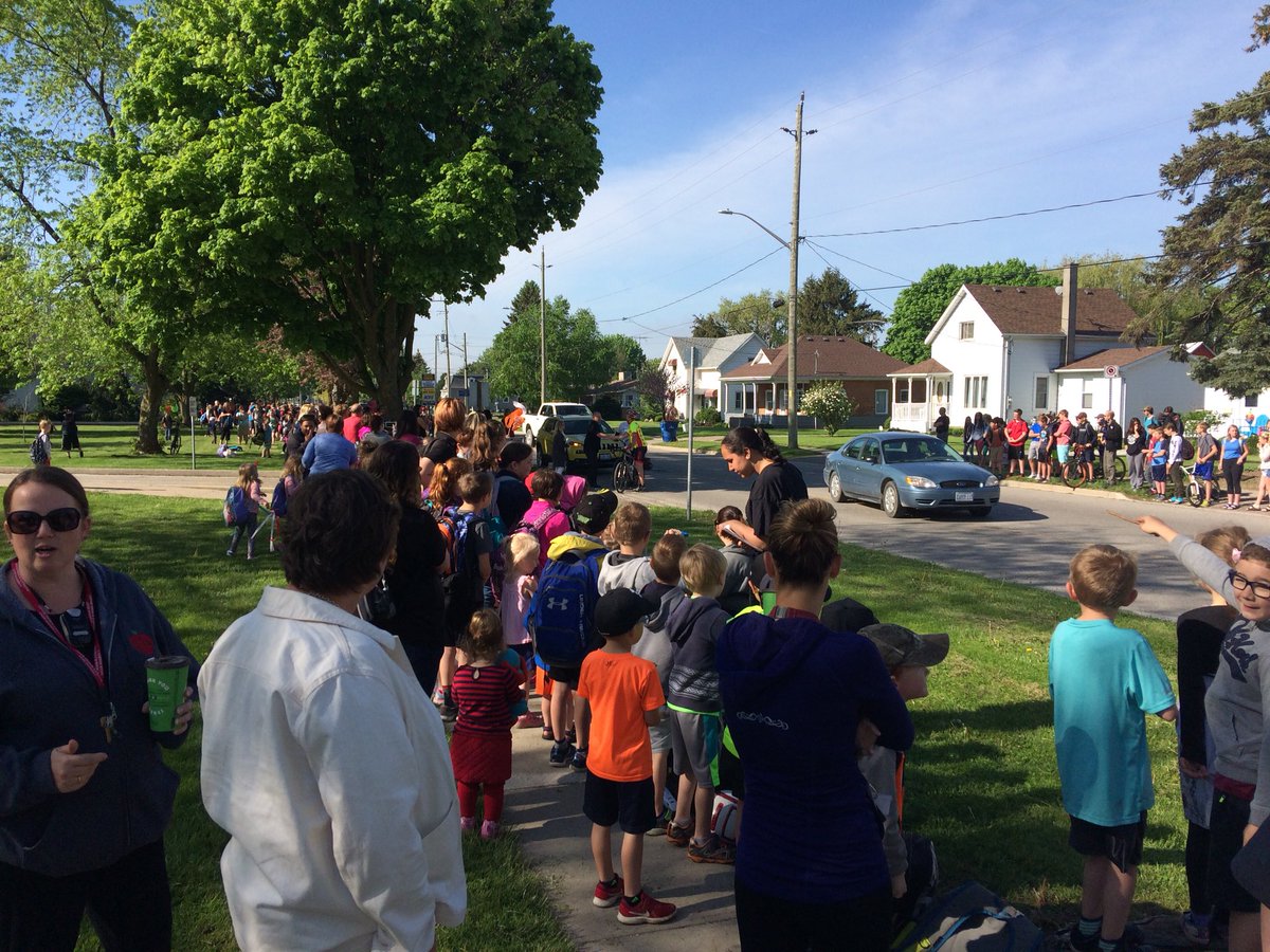 Best of luck and safe travels! Thanks for pedalling by <a href="/DresdenAreaCS/">Dresden Area Central</a>. S’s and S supporting #thefinalpush today. Pedalling for health care chathamvoice.com/?p=33694 via @chathamvoice <a href="/CKPublicHealth/">CK Public Health</a>