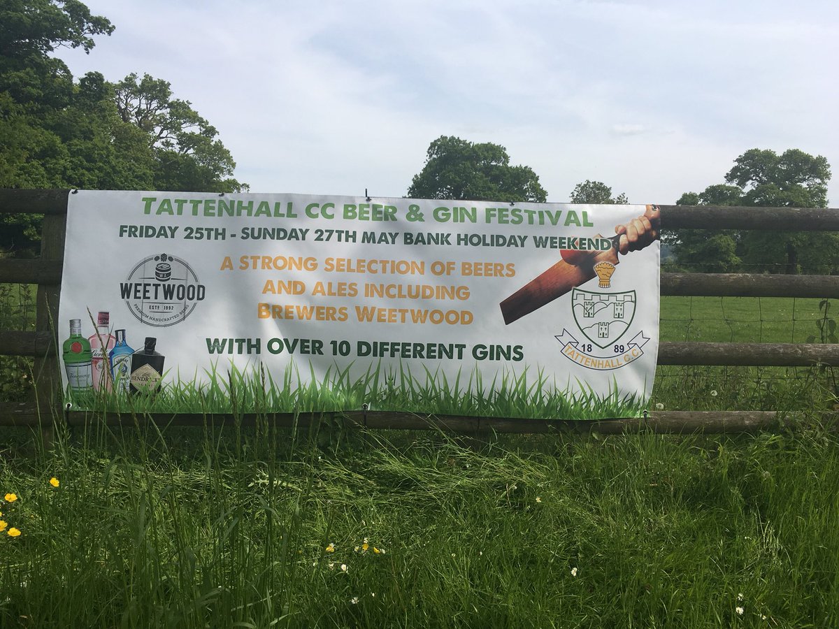 bjground's tweet photo. Beers has arrived gins bought and marquee being erected. All we need is nice weather and plenty of drinkers https://t.co/IzMzF0DgtG