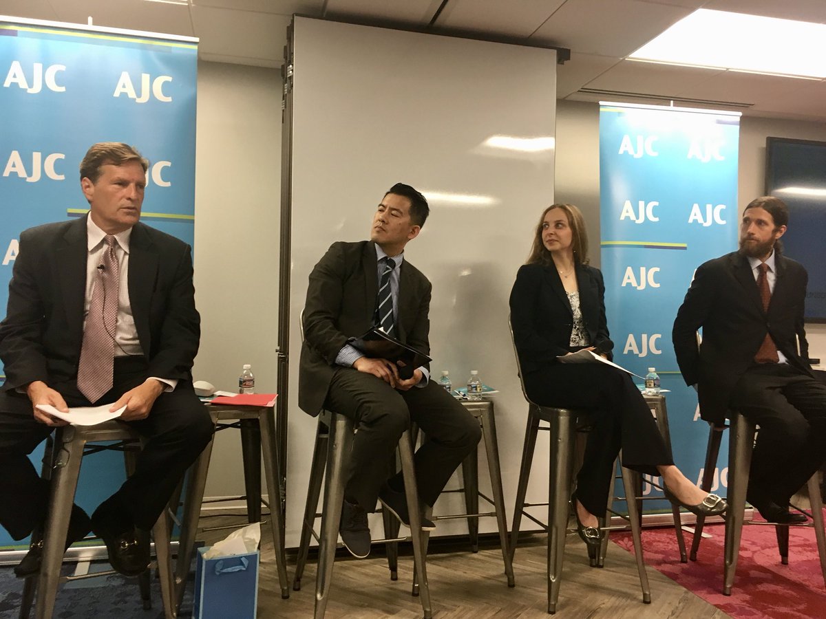 RisaLovesSports's tweet photo. My contribution to last night’s @AJCGlobal #YoungDips reception on #sportsdiplomacy:
Someone: Maybe another country’s men’s national soccer team can teach ours about winning
Me: I think we have some women who can help with that https://t.co/NbmyDEcsSF