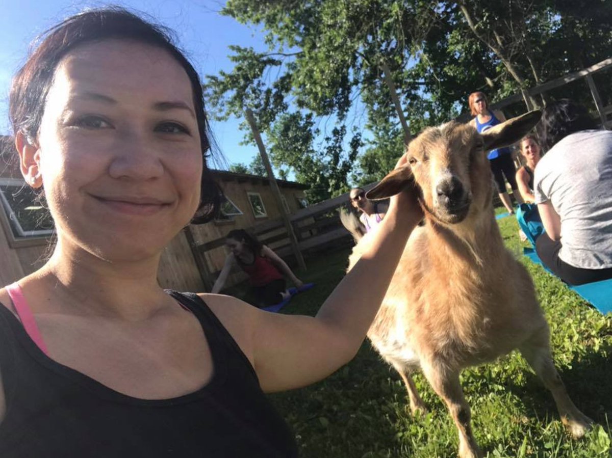 katrinatulloch's tweet image. There's goat yoga this Saturday at @PurposeFarm and throughout June. I really enjoyed it last summer! purposefarm.org/goat-yoga.html

Here's my 2017 story about it: syracuse.com/entertainment/…