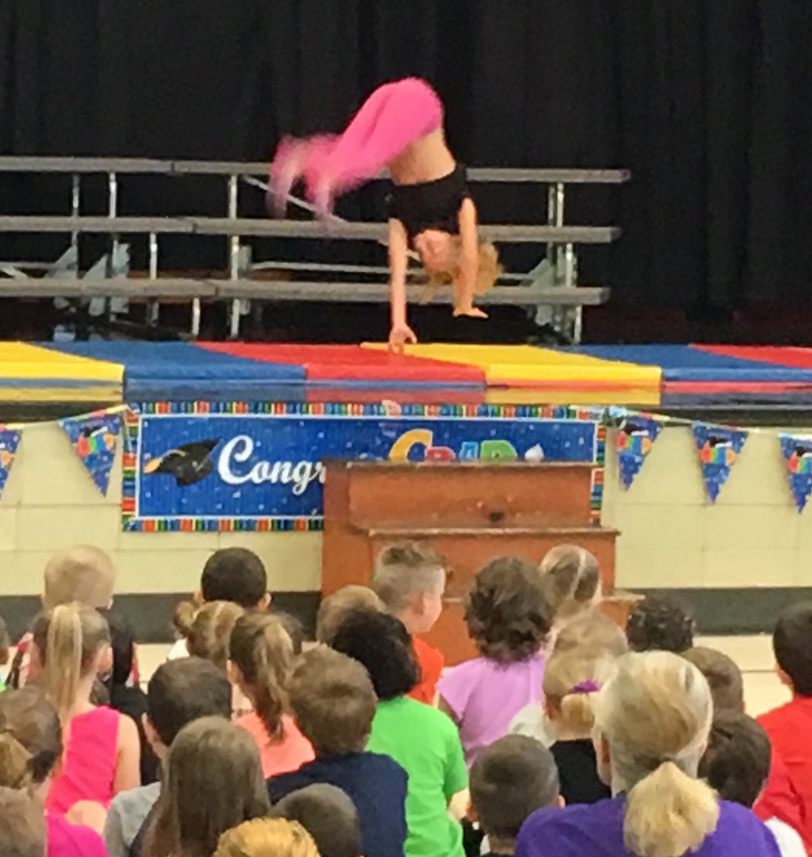 Students enjoy the fifth grade talent show!