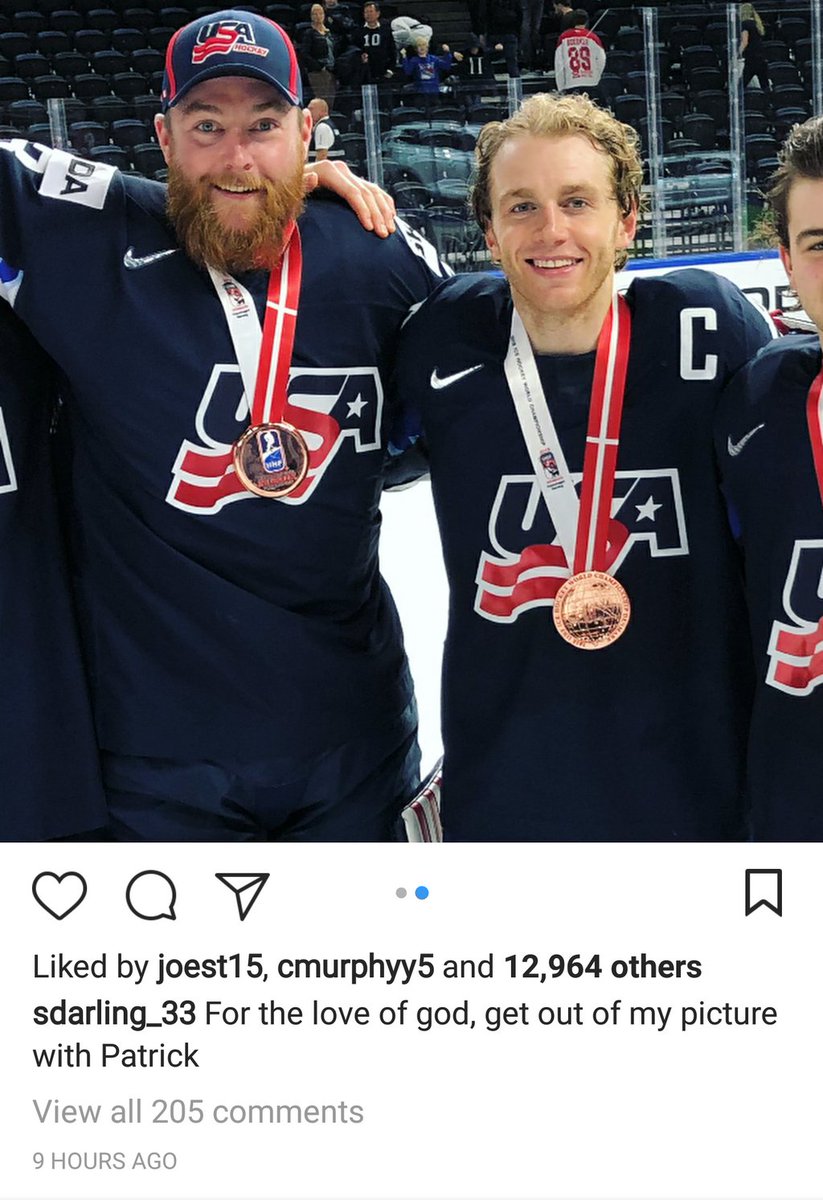 offseasonbhawks's tweet photo. Scotty Darling is a funny guy. #ThatCaption 🤣 https://t.co/rt7XWiLvqo