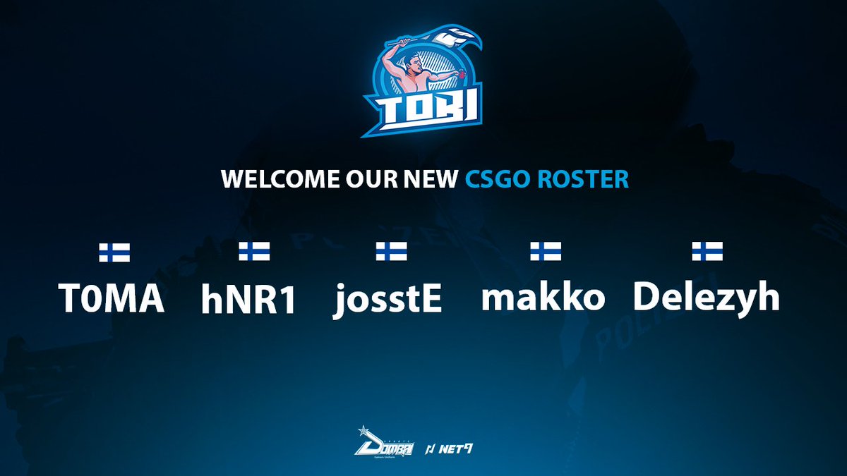 TORI (@tori_esports) on Twitter photo 🇫🇮 WE ARE BACK! 🇫🇮
TORI is returning to the Finnish esports scene with the pickup of the Corona Club roster! They will be competing for us in <a href="/esportsfinland/">FEL</a> and <a href="/ESEA/">ESEA League</a> Main!
Roster:
@T0MAcs
#hNR1
<a href="/josstECSGO/">Joose Telén</a>
<a href="/Makkofantastico/">Mikko Tikkanen</a>
@DelezyhCSGO
Let's get ready to go #Torille! 🇫🇮 WE ARE BACK! 🇫🇮
TORI is returning to the Finnish esports scene with the pickup of the Corona Club roster! They will be competing for us in <a href="/esportsfinland/">FEL</a> and <a href="/ESEA/">ESEA League</a> Main!
Roster:
@T0MAcs
#hNR1
<a href="/josstECSGO/">Joose Telén</a>
<a href="/Makkofantastico/">Mikko Tikkanen</a>
@DelezyhCSGO
Let's get ready to go #Torille!
