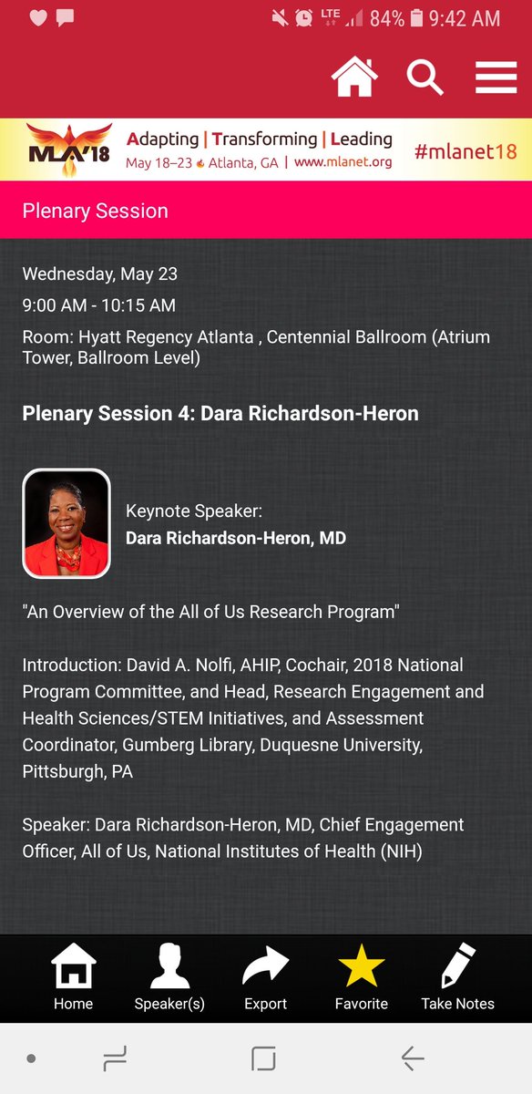 witmanl's tweet image. 22 ppnts will be involved in the governing (7 in leadership roles, remaining are ambassadors) of the All Of Us research program #mlanet18 #PubLibsImpact