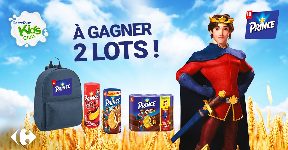 C’est l’heure du goûter !!! Le moment idéal pour vous gâter avec ces 2 lots #Prince comprenant chacun 1 🎒+ 5 paquets de délicieux biscuits 😋 Merci le #CarrefourKidsClub 👊 RT+follow, tirage le 28/05. Et pour participer au quiz et gagner d'autres lots 👇
carrefour.fr/jeux-concours/…